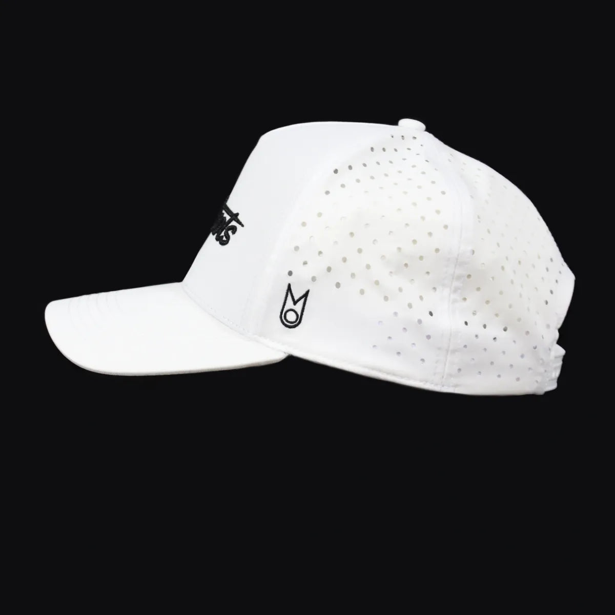 White Performance Snapback Hat