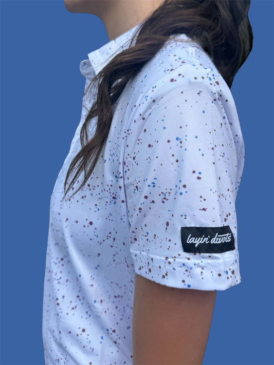 Ladies Speckled With Sleeves