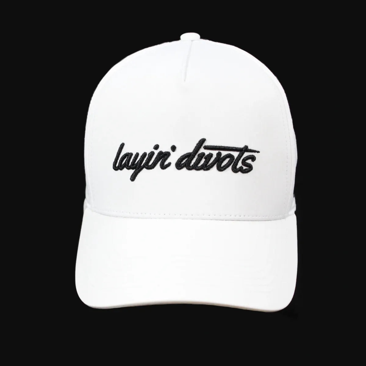 White Performance Snapback Hat